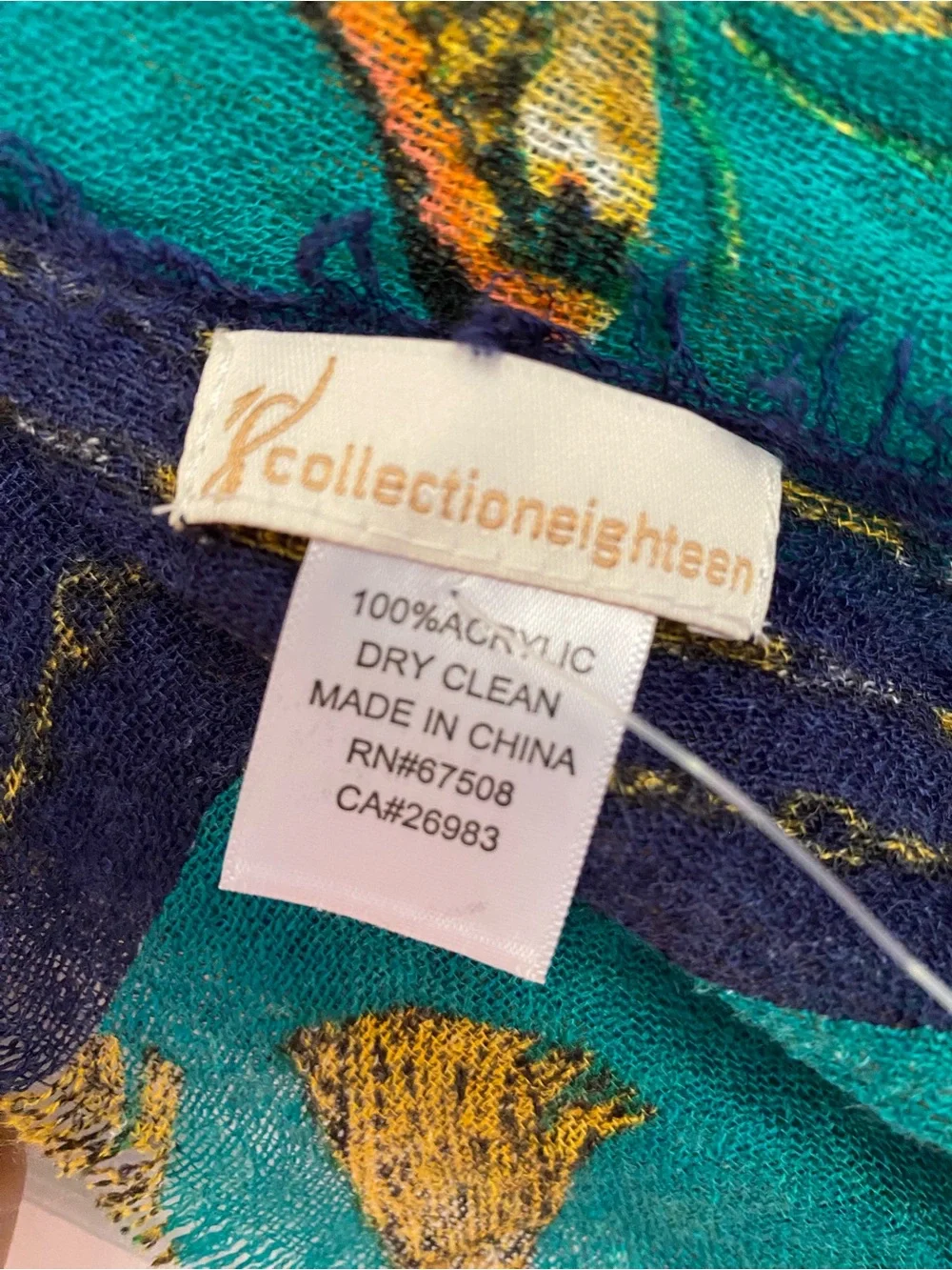 NWOT Equestrian Print Scarf